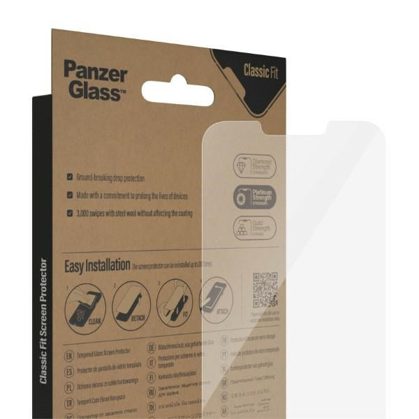 PanzerGlass Classic Fit antibacterial glass for iPhone 14 Plus / 13 Pro Max