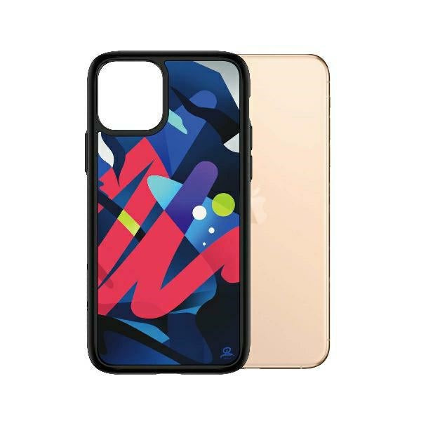 PanzerGlass ClearCase antibacterial Mikael B Limited Artist Edition case for iPhone 11 Pro Max - multicolored