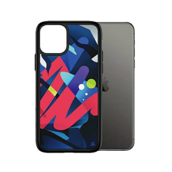 PanzerGlass ClearCase antibacterial Mikael B Limited Artist Edition case for iPhone 11 Pro - multicolor