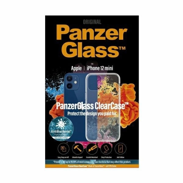 PanzerGlass ClearCase antibacterial case for iPhone 12 mini - transparent
