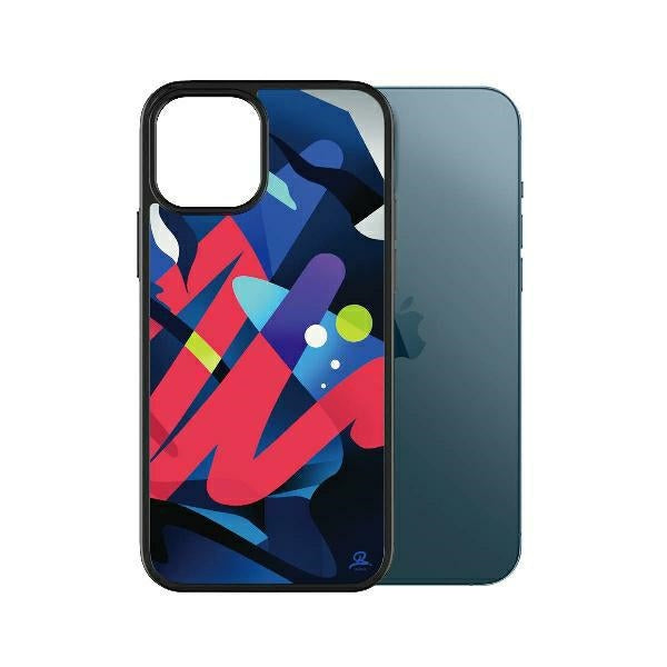 PanzerGlass ClearCase antibacterial Mikael B Limited Artist Edition case for iPhone 12 Pro Max - multicolored