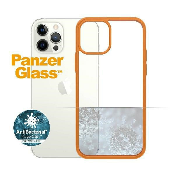 PanzerGlass ClearCase case for iPhone 12 / 12 Pro - transparent orange
