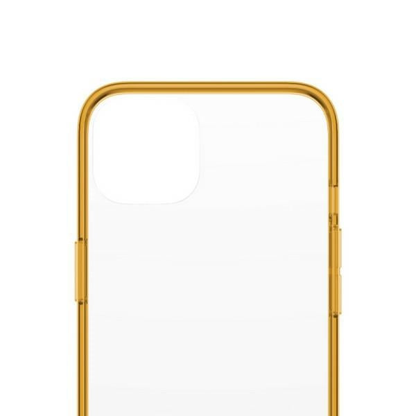 PanzerGlass ClearCase antibacterial case with Military Grade certificate for iPhone 13 / 14 / 15 - transparent yellow