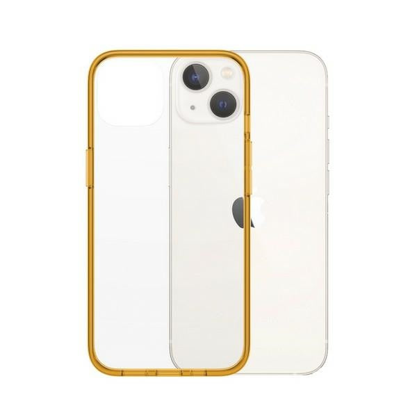 PanzerGlass ClearCase antibacterial case with Military Grade certificate for iPhone 13 / 14 / 15 - transparent yellow
