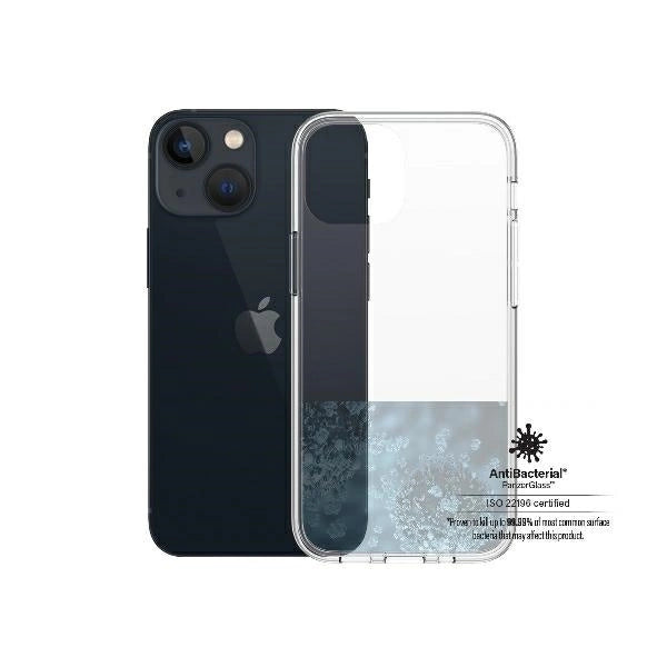 PanzerGlass ClearCase antibacterial case with Military Grade certificate for iPhone 13 mini - transparent