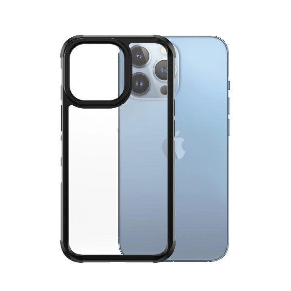 PanzerGlass ClearCase antibacterial Military Grade certified case for iPhone 13 Pro - transparent and black