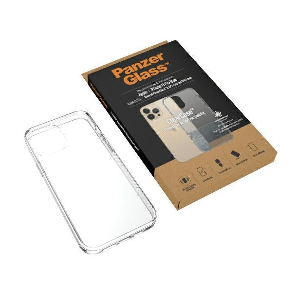 PanzerGlass ClearCase antibacterial Military Grade certified case for iPhone 13 Pro Max - transparent