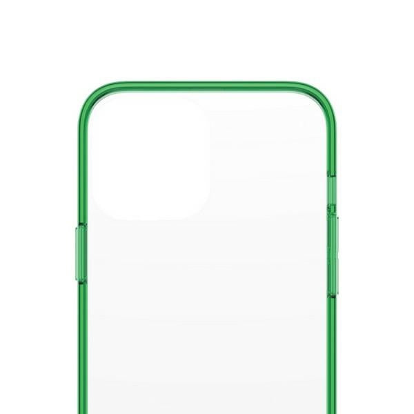 PanzerGlass ClearCase Antibacterial Military Grade Certified Case for iPhone 13 Pro Max - Transparent Green