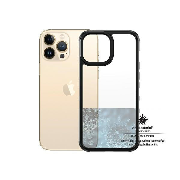 PanzerGlass ClearCase antibacterial Military Grade certified case for iPhone 13 Pro Max - transparent pink