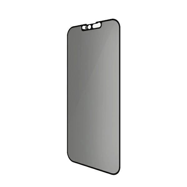 PanzerGlass E2E Microfracture Antibacterial Privacy Glass with Camera Protector for iPhone 13 Pro Max - With Black Frame