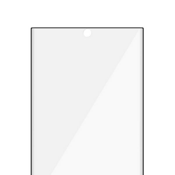 PanzerGlass E2E Microfracture antibacterial glass for Samsung Galaxy S22 Ultra - with black frame