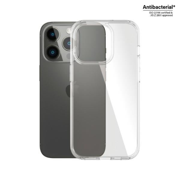 PanzerGlass HardCase antibacterial Military Grade certified case for iPhone 14 Pro - transparent