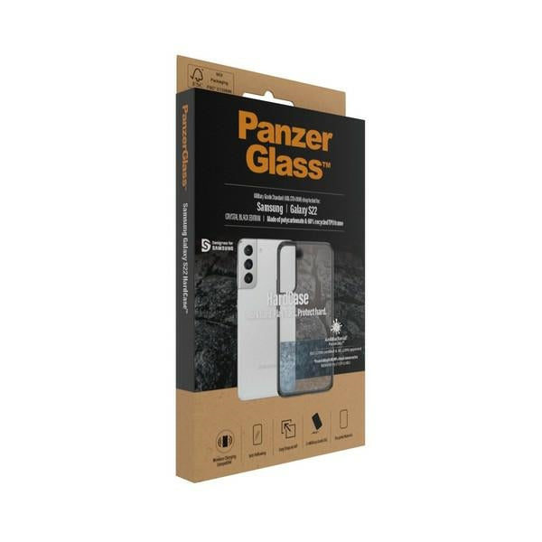 PanzerGlass HardCase antibacterial Military Grade certified case for Samsung Galaxy S22 - transparent