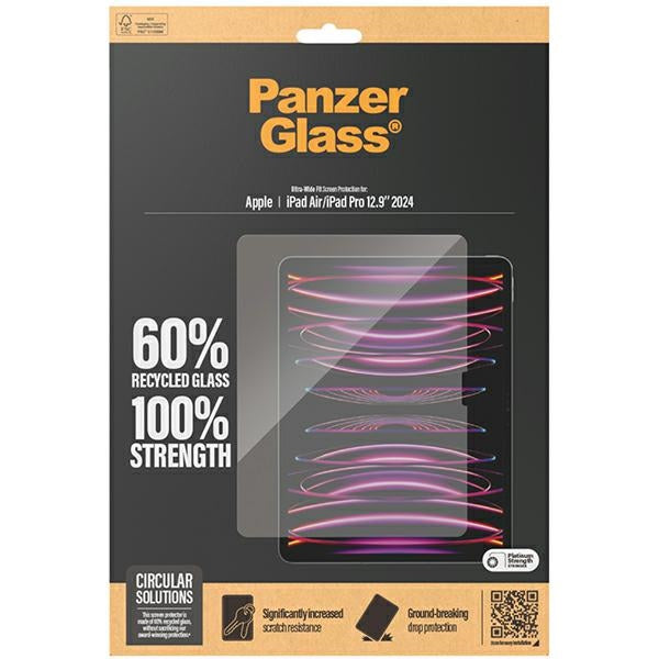 PanzerGlass Ultra-Wide Fit tempered glass for iPad Air 12.9" 2024 / iPad Pro 2024 12.9"