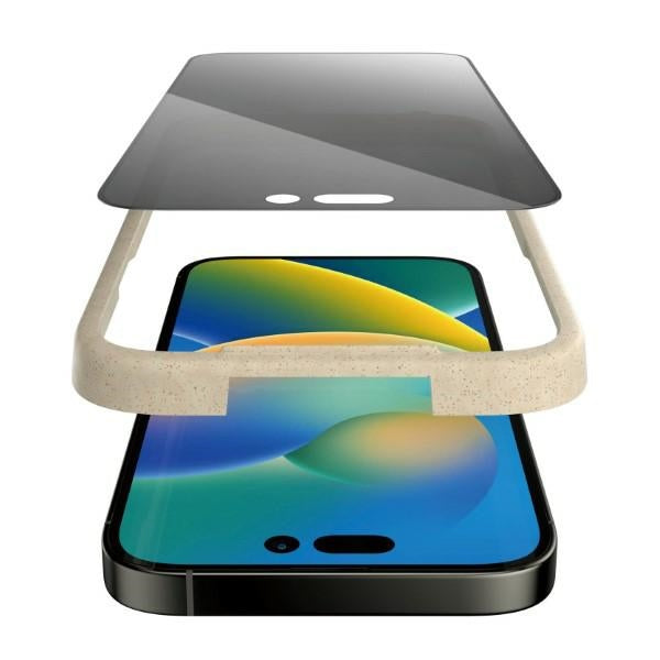 PanzerGlass Ultra-Wide Fit Tempered Glass Antibacterial Privacy with Positioner for iPhone 14 Pro
