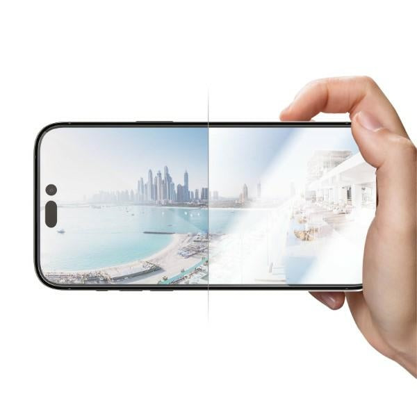 PanzerGlass Ultra-Wide Fit antibacterial tempered glass with glare filter and positioner for iPhone 14 Pro Max