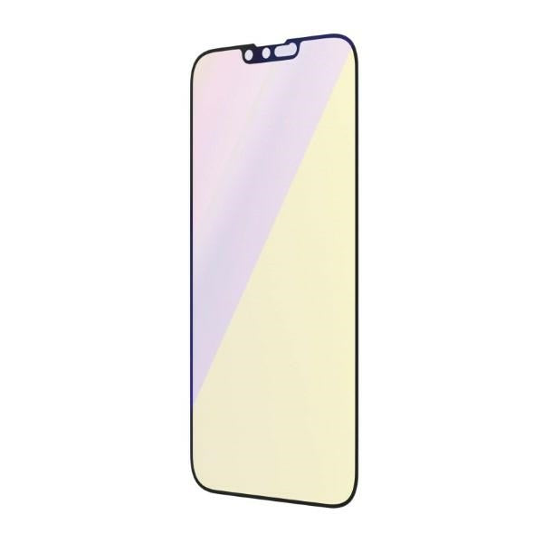 PanzerGlass Ultra-Wide Fit Antibacterial Tempered Glass with Blue Light Filter and Positioner for iPhone 14 Plus / 13 Pro Max