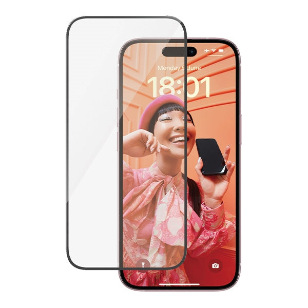 PanzerGlass Bundle 3in1 set transparent case + foil + camera cover for iPhone 15
