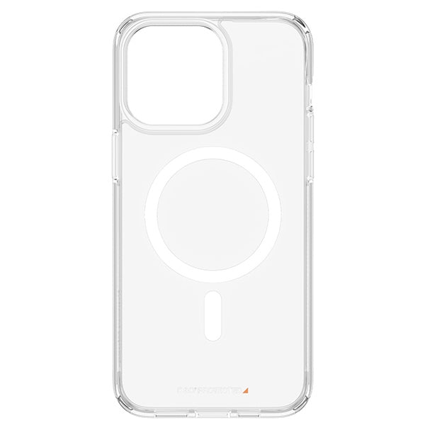 PanzerGlass HardCase with MagSafe with D3O and Military Grade Certified for iPhone 15 Pro Max - Transparent