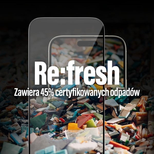 PanzerGlass Re:fresh Glass for iPhone 15 Plus with a positioner