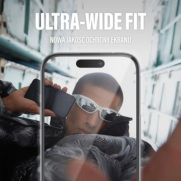 SAFE by PanzerGlass Ultra-Wide Fit tempered glass for iPhone 15