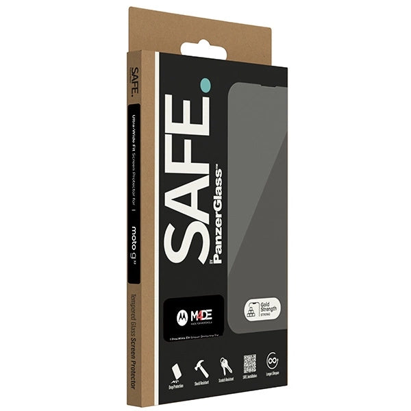 SAFE by PanzerGlass Ultra-Wide Fit tempered glass for Motorola Moto G32