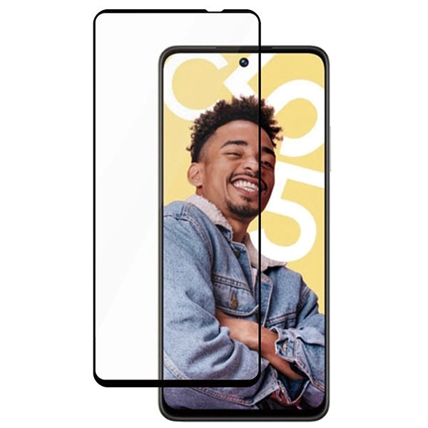 SAFE by PanzerGlass Ultra-Wide Fit Tempered Glass on Realme C55 - with Black Frame