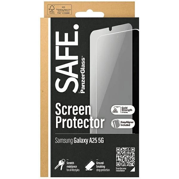 SAFE by PanzerGlass Ultra-Wide Fit tempered glass for Samsung Galaxy A25 5G