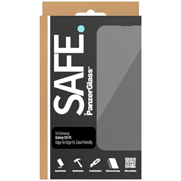 SAFE by PanzerGlass Edge-to-Edge tempered glass for Samsung Galaxy S21 FE - with black frame