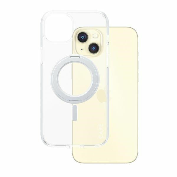 CARE by PanzerGlass Kickstand Case MagSafe for iPhone 15 Plus - silver