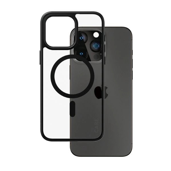CARE by PanzerGlass Urban Combat Case MagSafe for iPhone 15 Pro Max - Black
