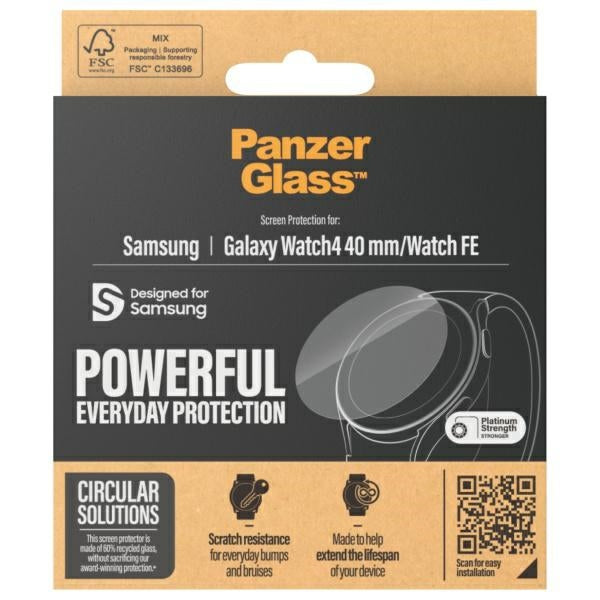PanzerGlass tempered glass for Samsung Galaxy Watch 4 (40mm)