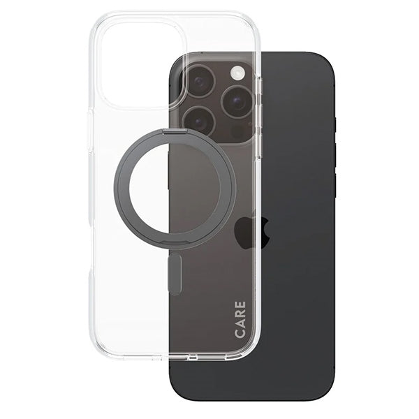 CARE by PanzerGlass Feature Kickstand Case iPhone 16 Pro Max 6.9" black/black MagSafe 1324