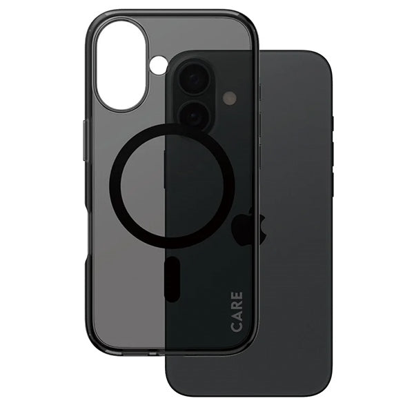 CARE by PanzerGlass Flagship Case iPhone 16 6.1" smoke/smokey MagSafe 1349