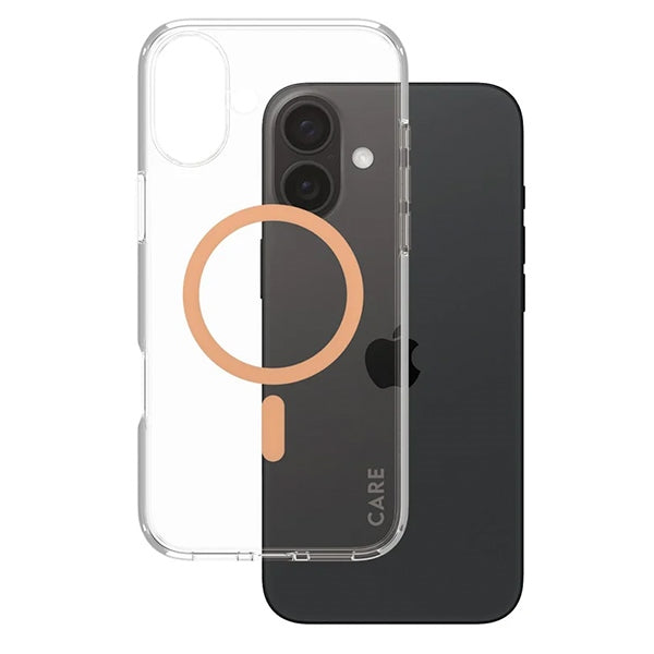 CARE by PanzerGlass Flagship Case iPhone 16 Plus 6.7" peach/peachy MagSafe 1375