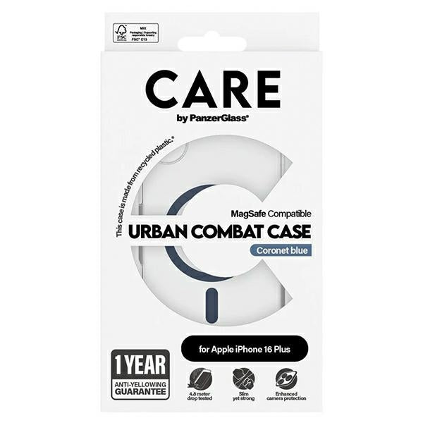 CARE by PanzerGlass Flagship Case iPhone 16 Plus 6.7" blue/blue MagSafe 1367