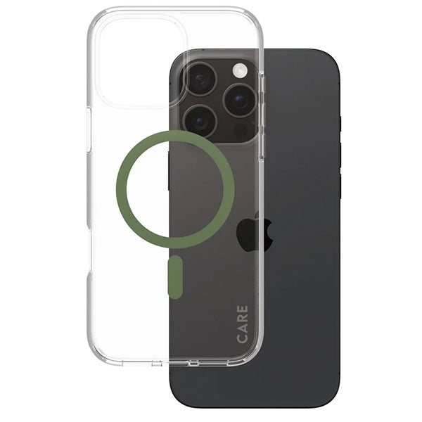 CARE by PanzerGlass Flagship Case iPhone 16 Pro Max 6.9" green/green MagSafe 1372