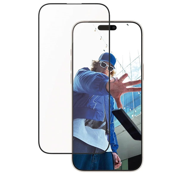 PanzerGlass Screen Protector Aluminum Frame iPhone 16 Pro Max 6.9" Ultra-Wide Fit 2852
