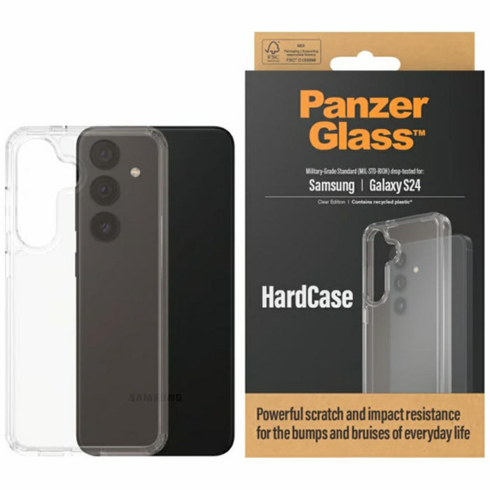 PanzerGlass HardCase Military grade for Samsung Galaxy S24 - transparent