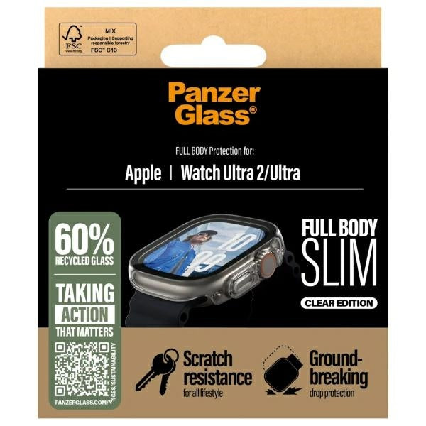PanzerGlass Full Body Slim Apple Watch Ultra 2 / Ultra 49mm Clear/Transparent 3715