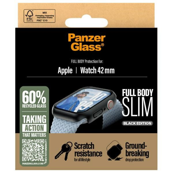 PanzerGlass Snappie Full Body Apple Watch 10 42mm black/black 3716