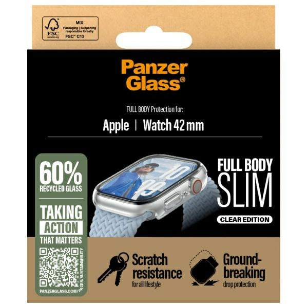PanzerGlass Snappie Full Body Apple Watch 10 42mm transparent 3713