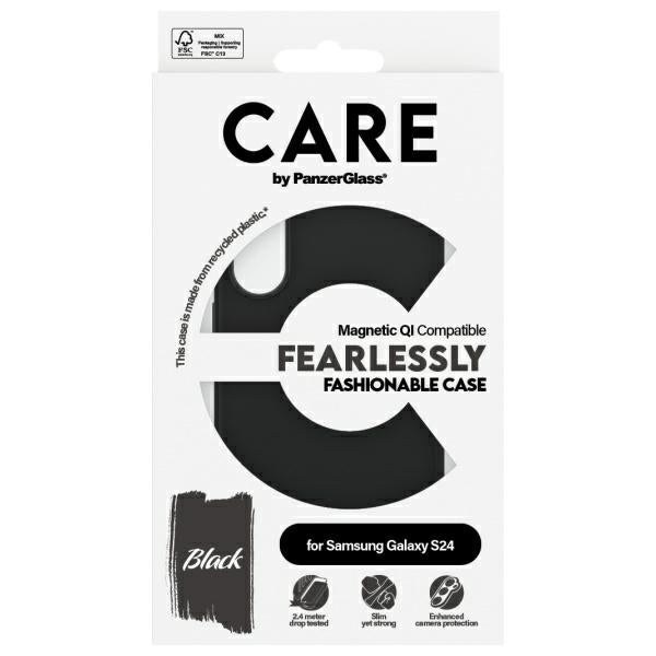 CARE by PanzerGlass Fashion QI Case Samsung Galaxy S24 - black