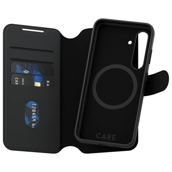 CARE by PanzerGlass Feature Tango 2in1 Wallet case for Samsung Galaxy S24 - black