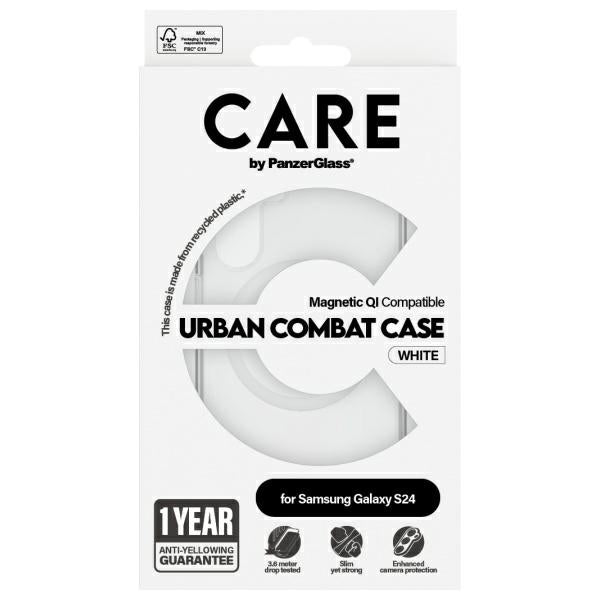 CARE by PanzerGlass Flagship QI Case for Samsung Galaxy S24 - transparent