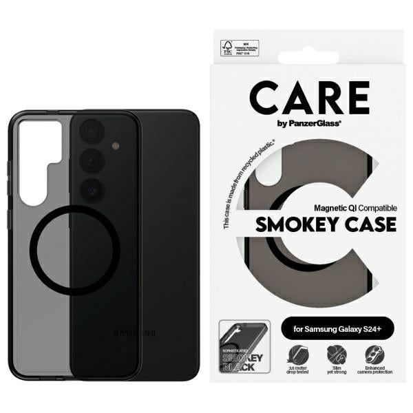 CARE by PanzerGlass Flagship QI Case for Samsung Galaxy S24+ - black