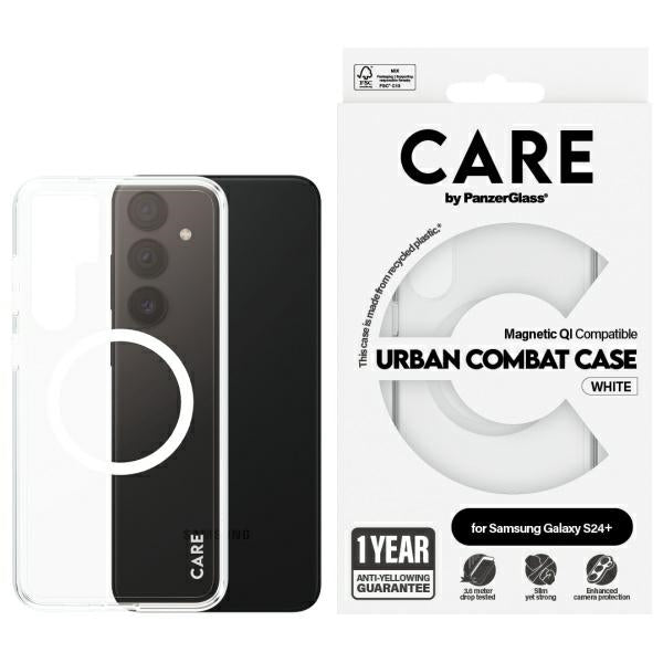 CARE by PanzerGlass Flagship QI Case for Samsung Galaxy S24+ - transparent