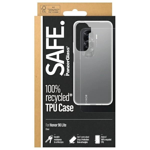SAFE by PanzerGlass Hardcase case for Honor 90 Lite - transparent