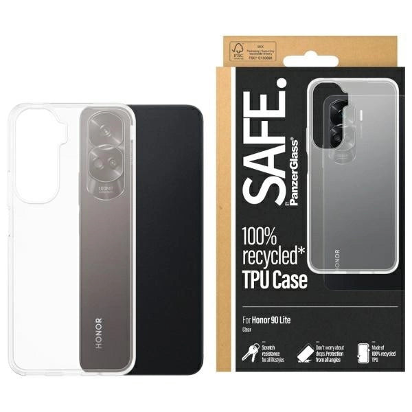 SAFE by PanzerGlass Hardcase case for Honor 90 Lite - transparent