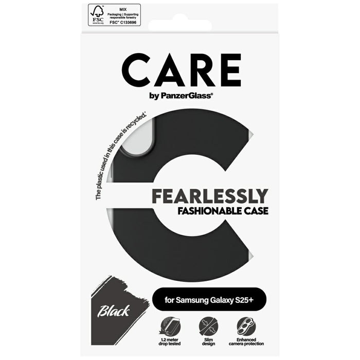 CARE by PanzerGlass Fashion Case for Samsung Galaxy S25+ - Black